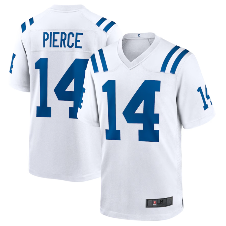 My Store #14 Alec Pierce Player IN.Colts Away Game Stitched Jerseys - White