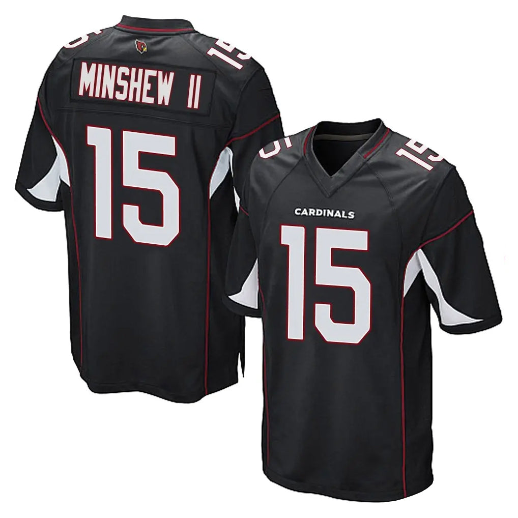 My Store A.Cardinals #15 Gardner Minshew II Player Black Home Game Stitched Jerseys