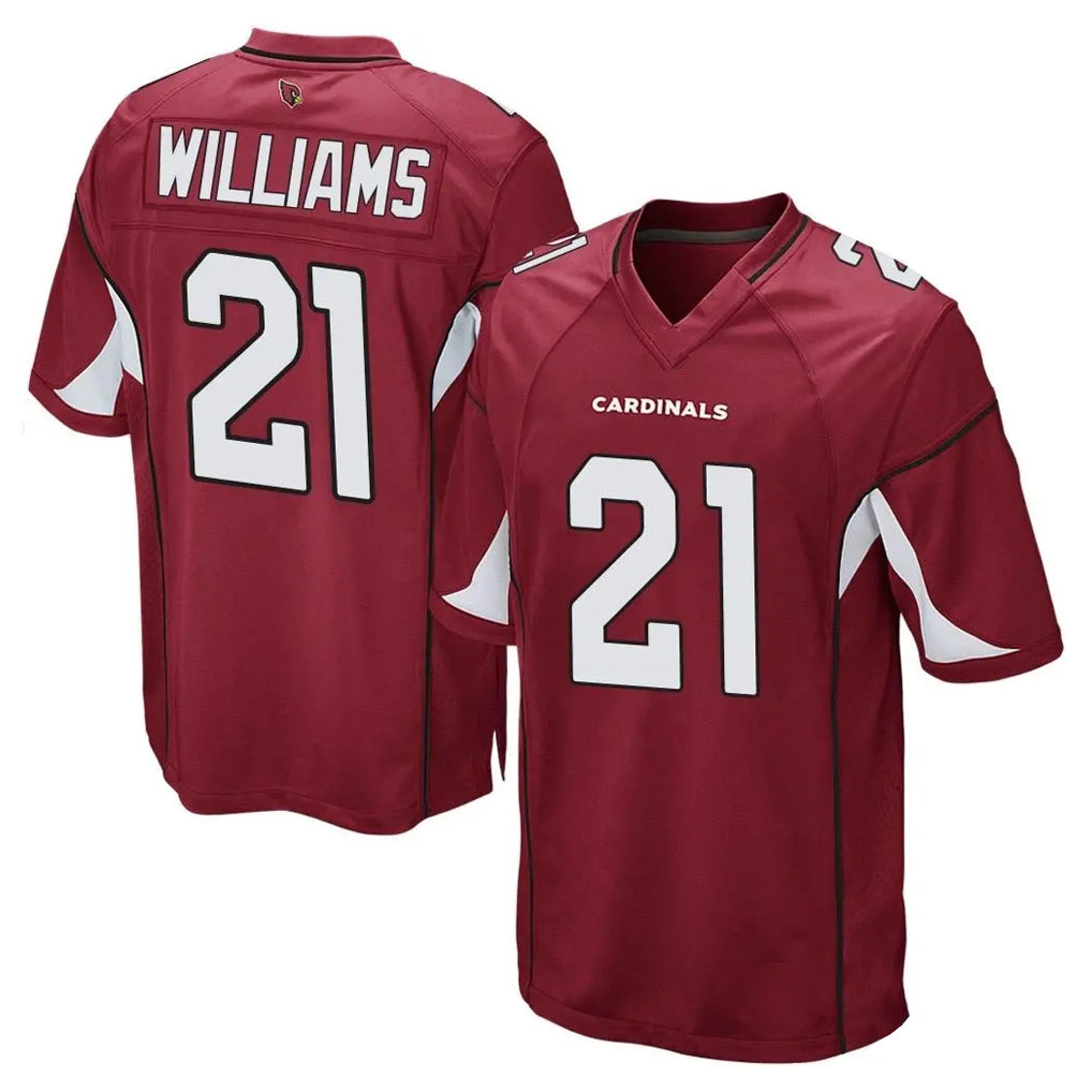 My Store A.Cardinals #21 Garrett Williams Player Cardinal Home Game Stitched Jerseys