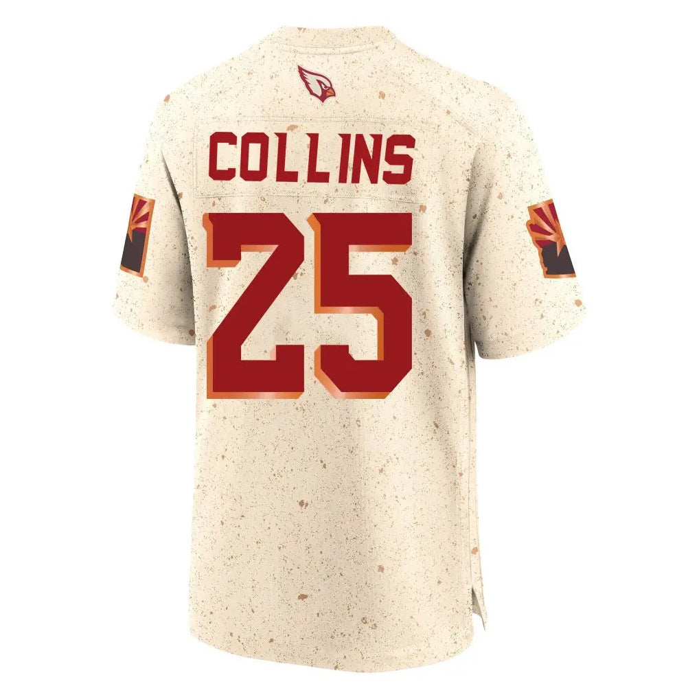 My Store A.Cardinals #25 Zaven Collins Player Cream Rivalries Collection Game Stitched Jerseys