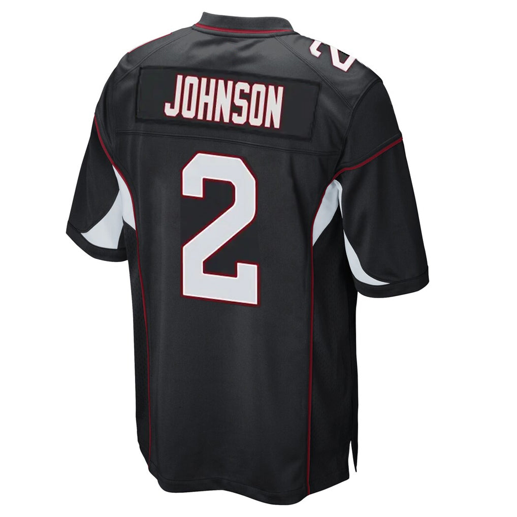 My Store A.Cardinals #2 Will Johnson Player Black Home Game Stitched Jerseys