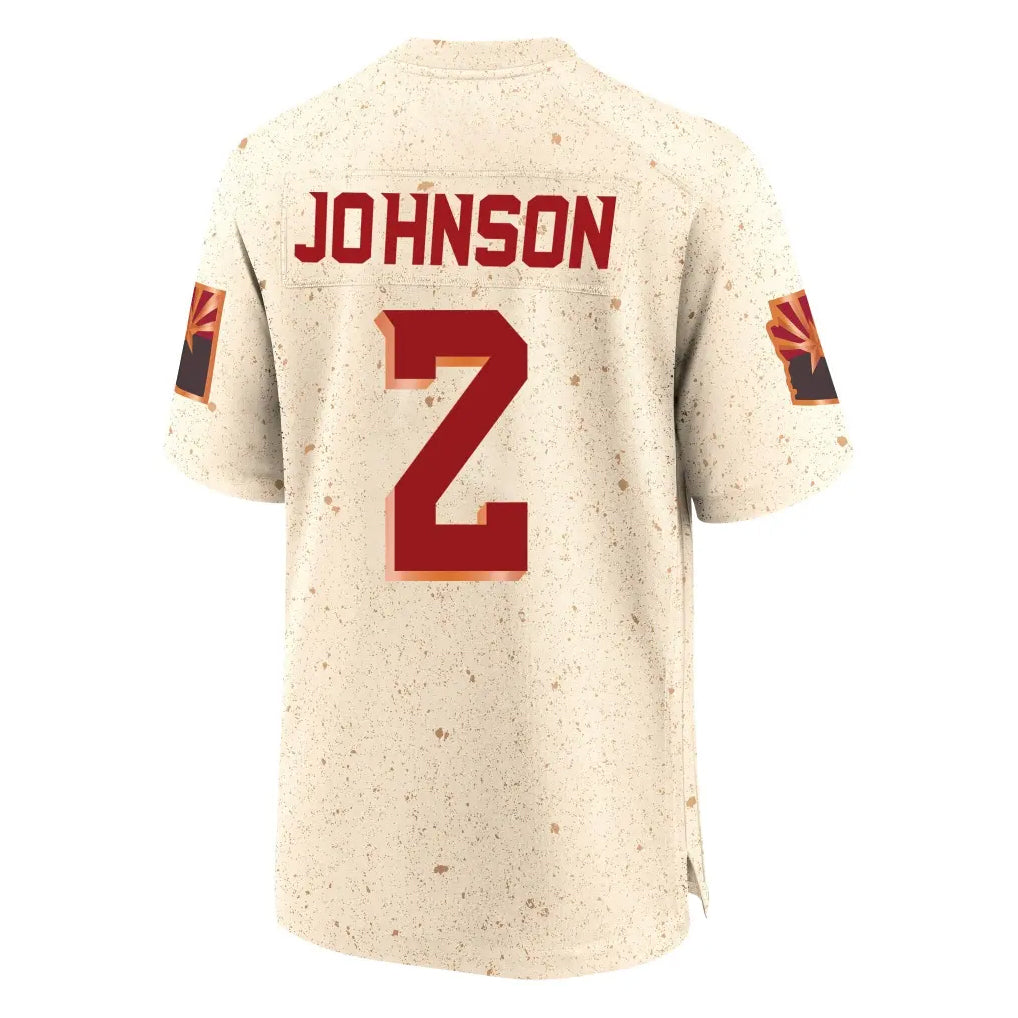 My Store A.Cardinals #2 Will Johnson Player Cream Rivalries Collection Game Stitched Jerseys