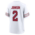 My Store A.Cardinals #2 Will Johnson Player White Home Game Stitched Jerseys