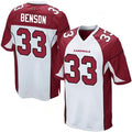 My Store A.Cardinals #33 Trey Benson Player White Home Game Stitched Jerseys