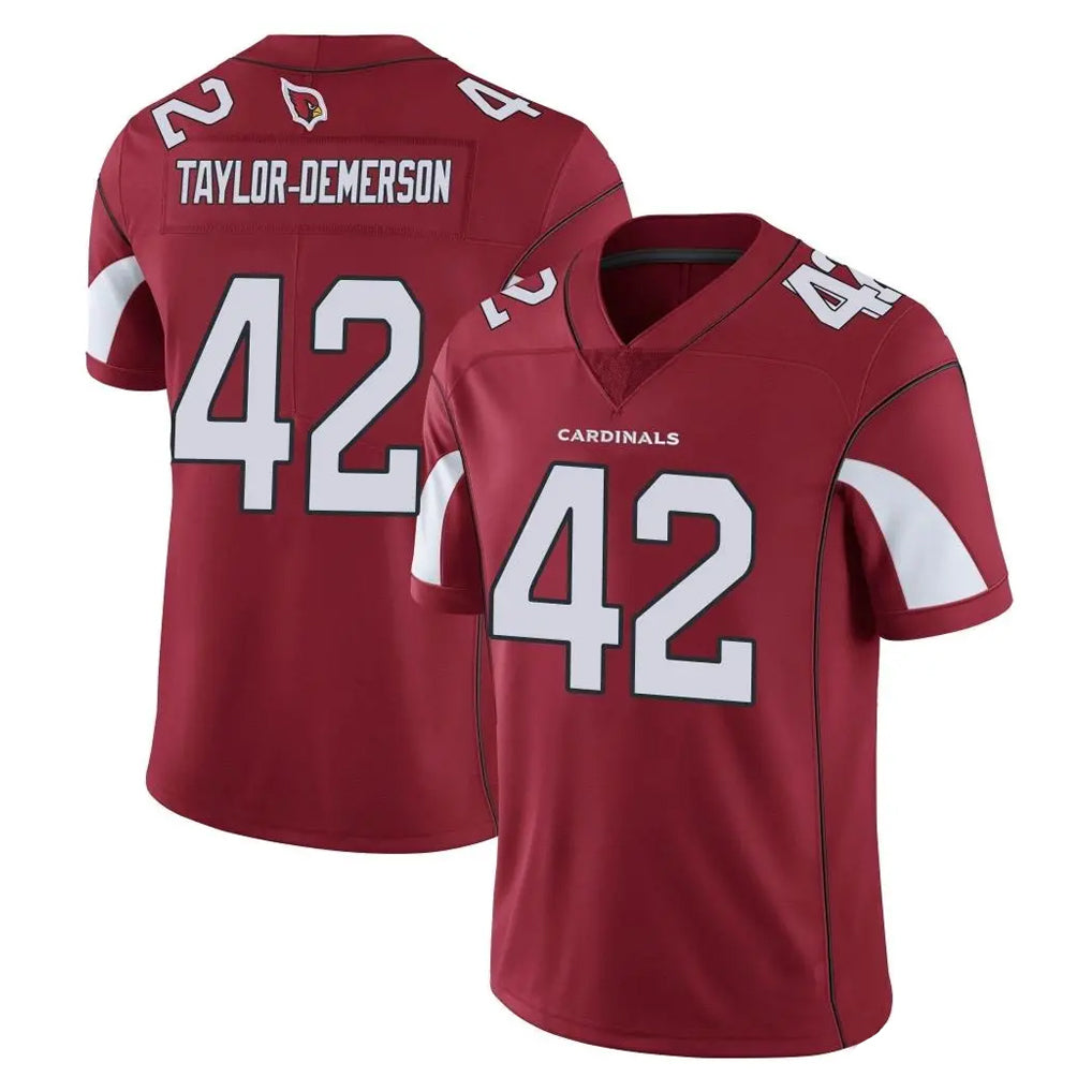 My Store A.Cardinals #42 Dadrion Taylor-Demerson Player Cardinal Vapor Limited Home Game  Stitched Jerseys