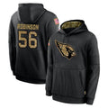 My Store A.Cardinals #56 Darius Robinson Player Black Salute to Service Sideline Performance Pullover Hoodies Home Game Stitched Jerseys