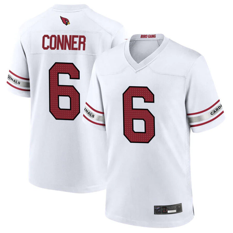 My Store A.Cardinals #6 James Conner Player White Game Home Football Jerseys