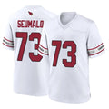 My Store A.Cardinals #73 Isaac Seumalo Player White Home Game Stitched Jerseys