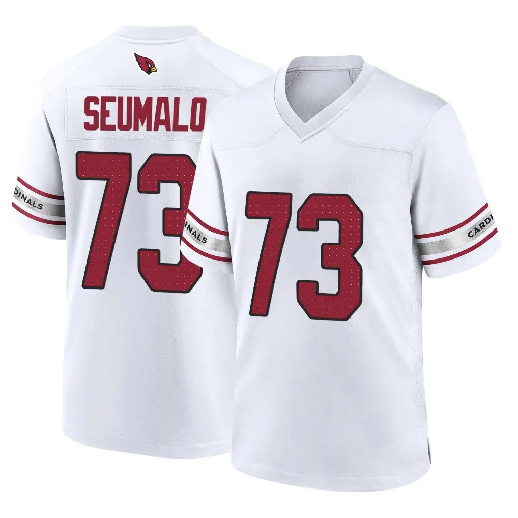 My Store A.Cardinals #73 Isaac Seumalo Player White Home Game Stitched Jerseys