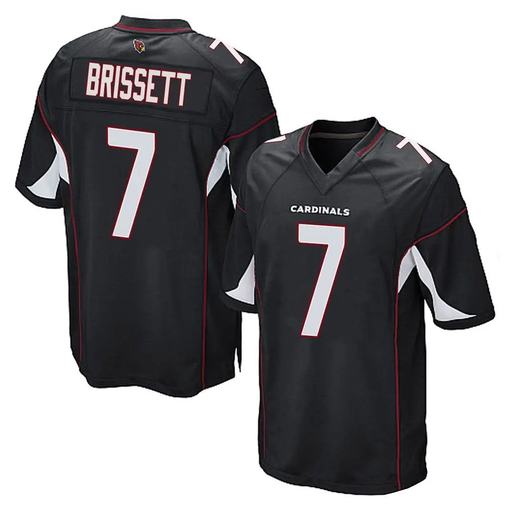 My Store A.Cardinals #7 Jacoby Brissett Player Black Home Game Stitched Jerseys