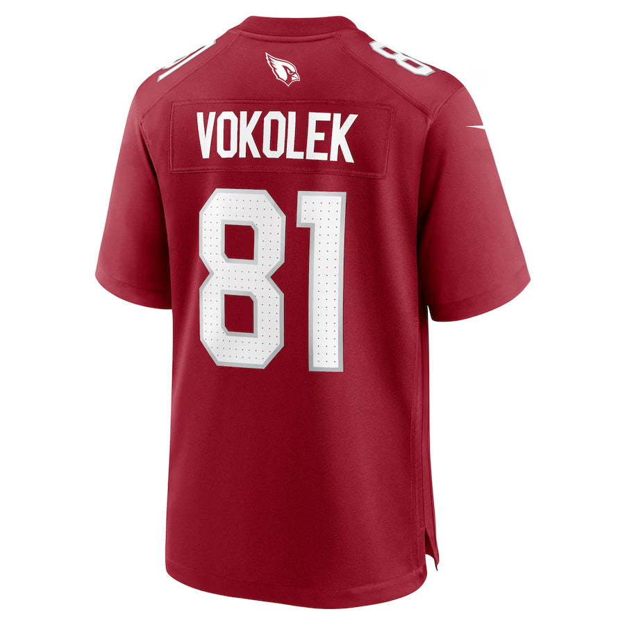 My Store A.Cardinals #81 Travis Vokolek Player Cardinal Home Game Stitched Jerseys