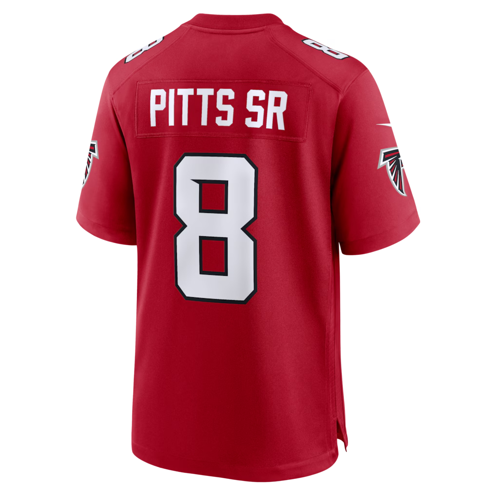 My Store A.Cardinals #8 Kyle Pitts Sr. Red Game Stitched Jerseys