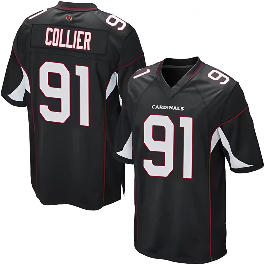 My Store A.Cardinals #91 L.J. Collier Player Black Game Stitched Jerseys