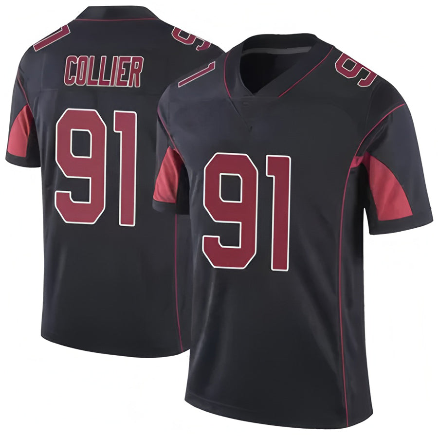 My Store A.Cardinals #91 L.J. Collier Player Black Vapor Limited Elite Stitched Jerseys