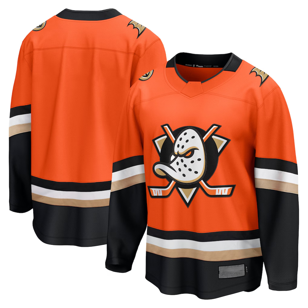 My Store A.Ducks Orange Home Breakaway Jerseys