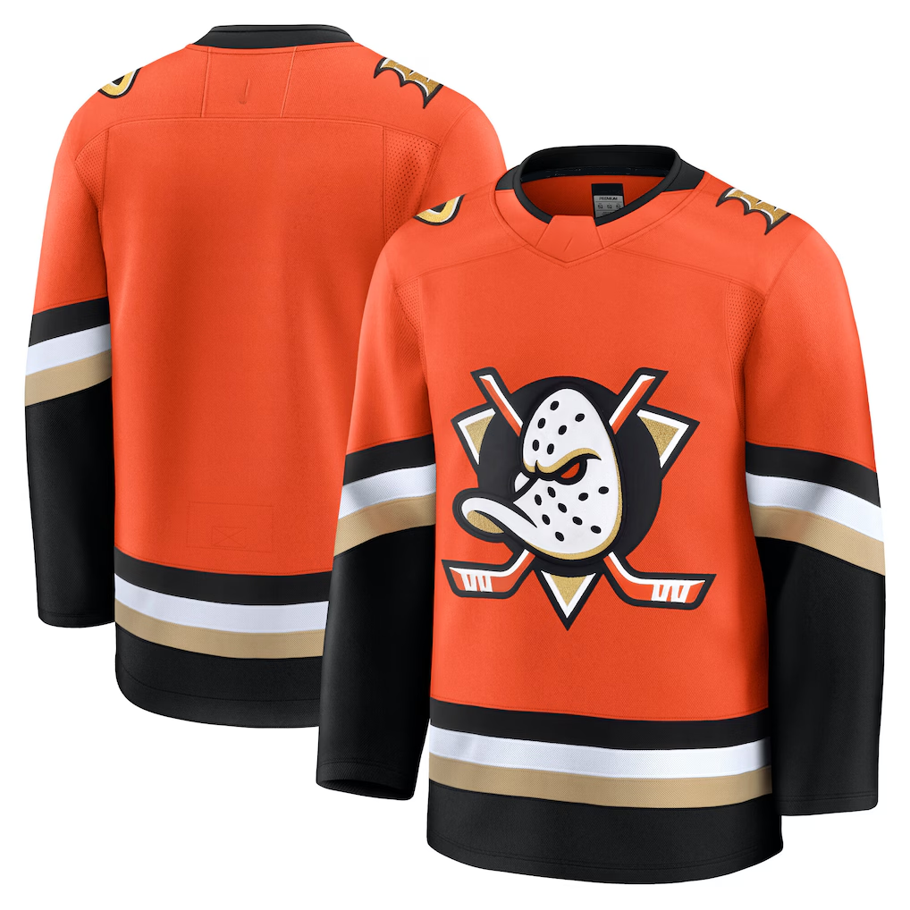 My Store A.Ducks Orange Home Premium Jerseys