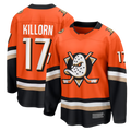My Store A.Ducks #17 Alex Killorn Orange Home Breakaway Jerseys