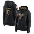 My Store A.Falcons #0 Divine Deablo Player Black Salute to Service Hoodies Stitched Jerseys