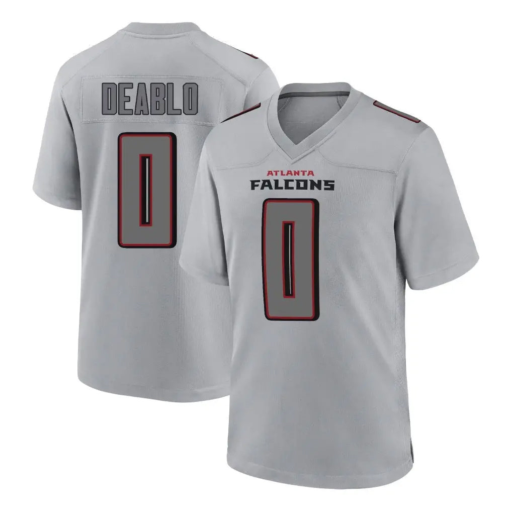 My Store A.Falcons #0 Divine Deablo Player Gray Fashion Home Game Stitched Jerseys