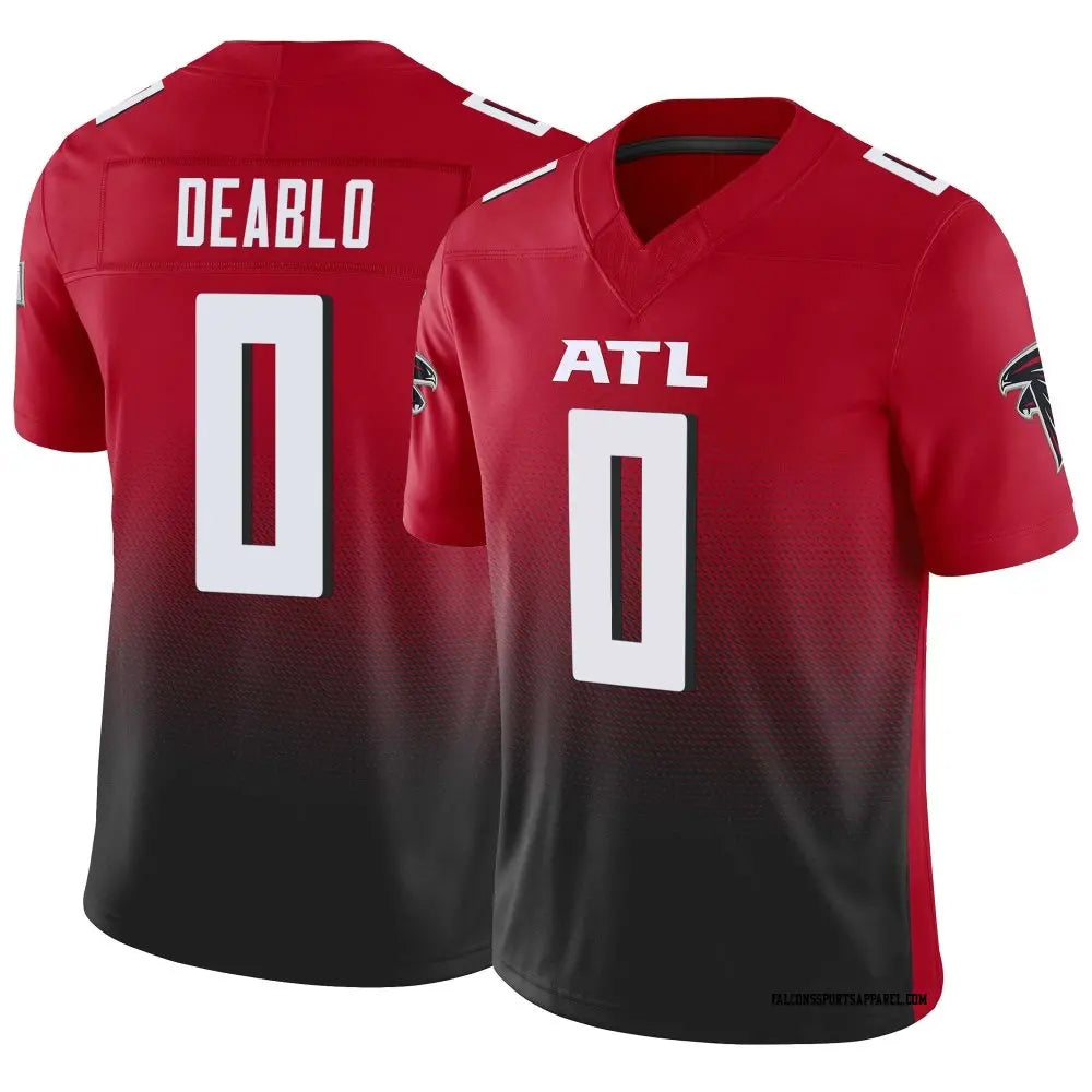 My Store A.Falcons #0 Divine Deablo Player Red Vapor F.U.S.E. Limited Home Game Stitched Jerseys
