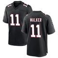 My Store A.Falcons #11 Jalon Walker Player Black Throwback Game Stitched Jerseys