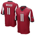 My Store A.Falcons #11 Jalon Walker Player Red Color Vapor Home Game Stitched Jerseys