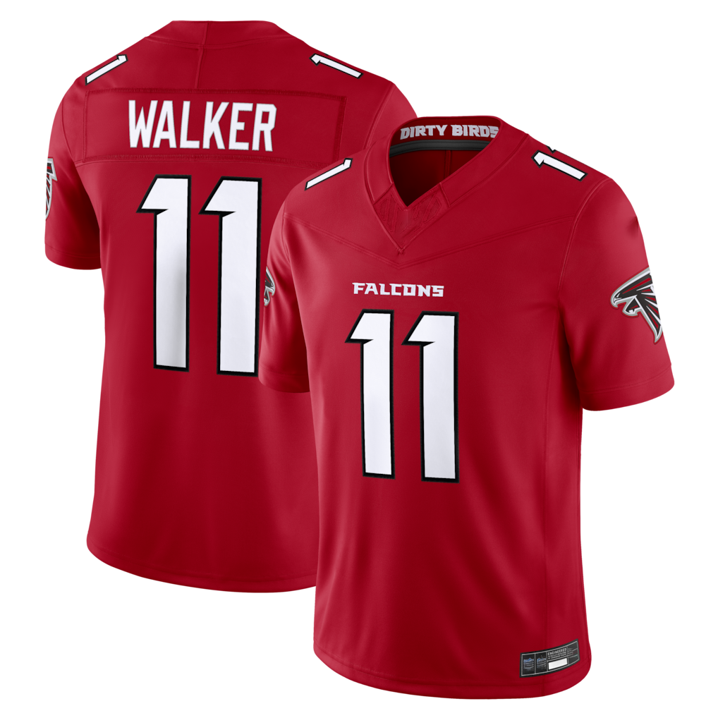 My Store A.Falcons #11 Jalon Walker Red Team Vapor F.U.S.E. Limited Stitched Jerseys