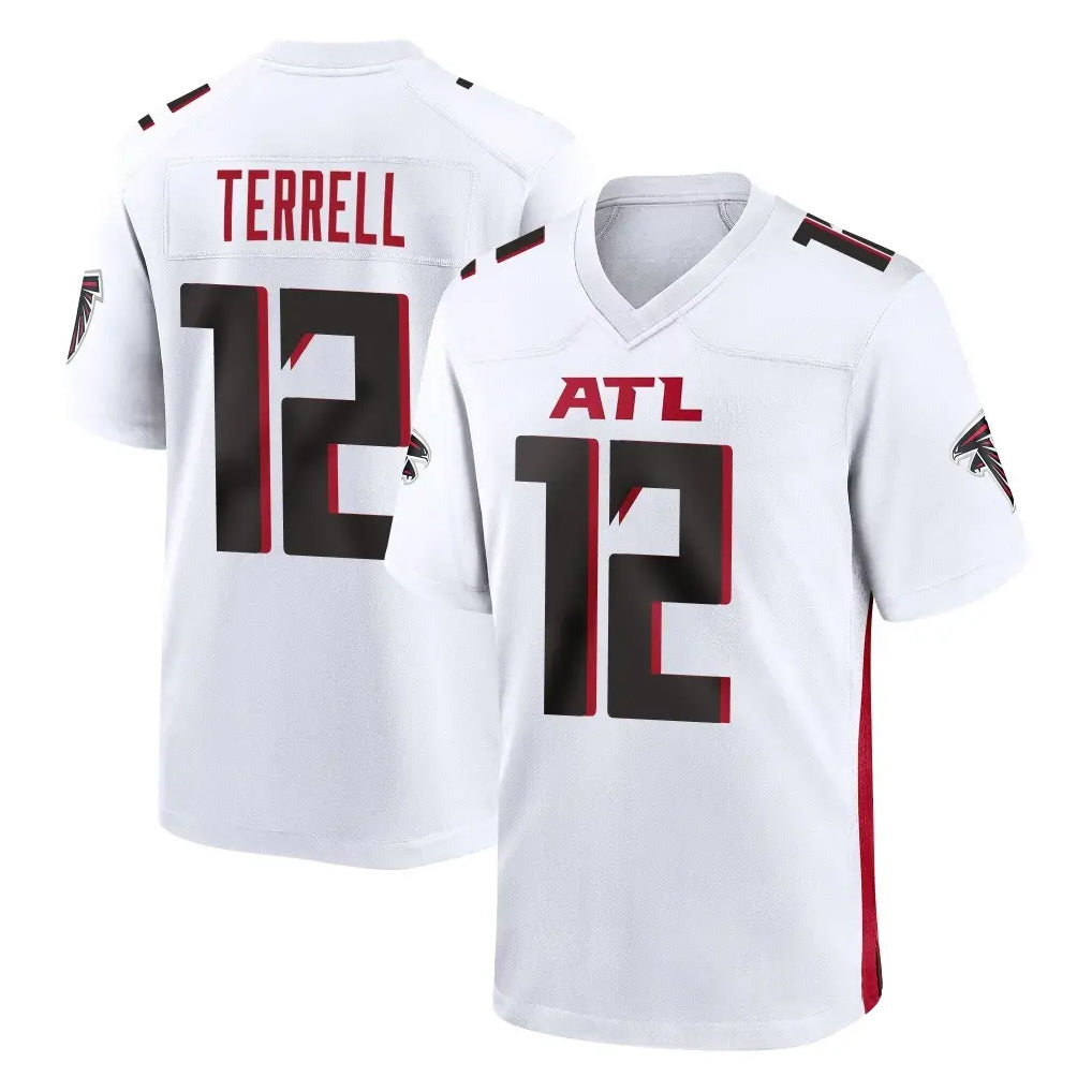 My Store A.Falcons #12 Avieon Terrell Player White Home Game Stitched Jerseys