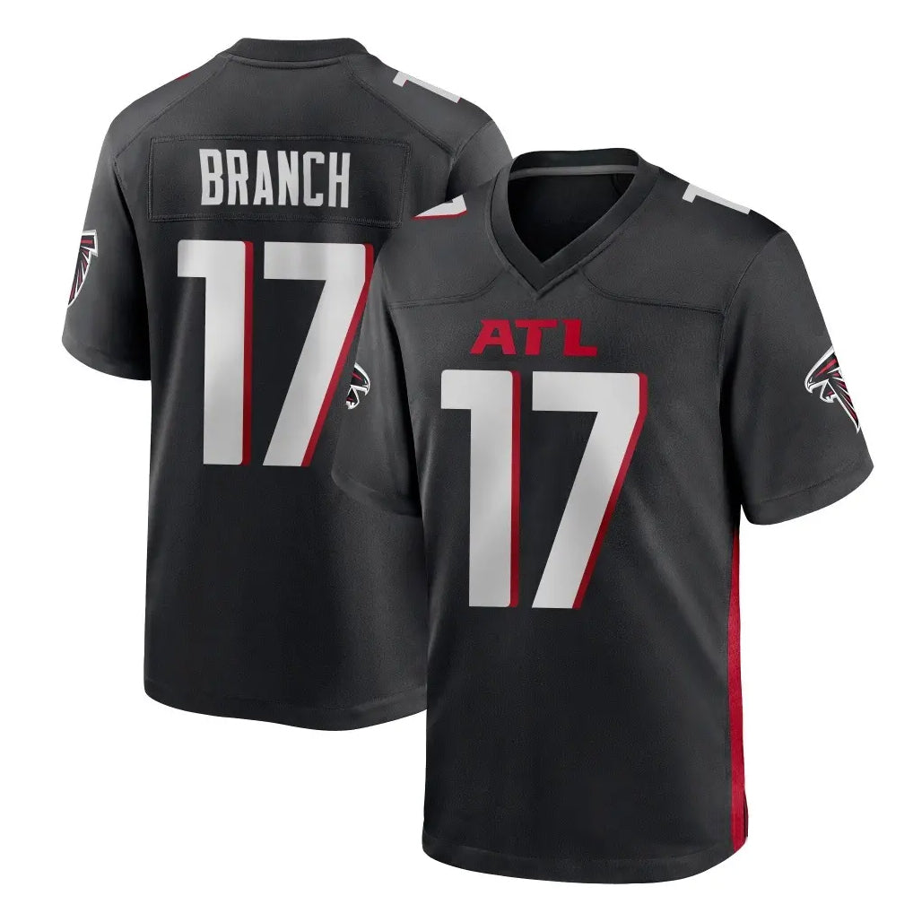 My Store A.Falcons #17 Zachariah Branch Player Black Home Game Stitched Jerseys
