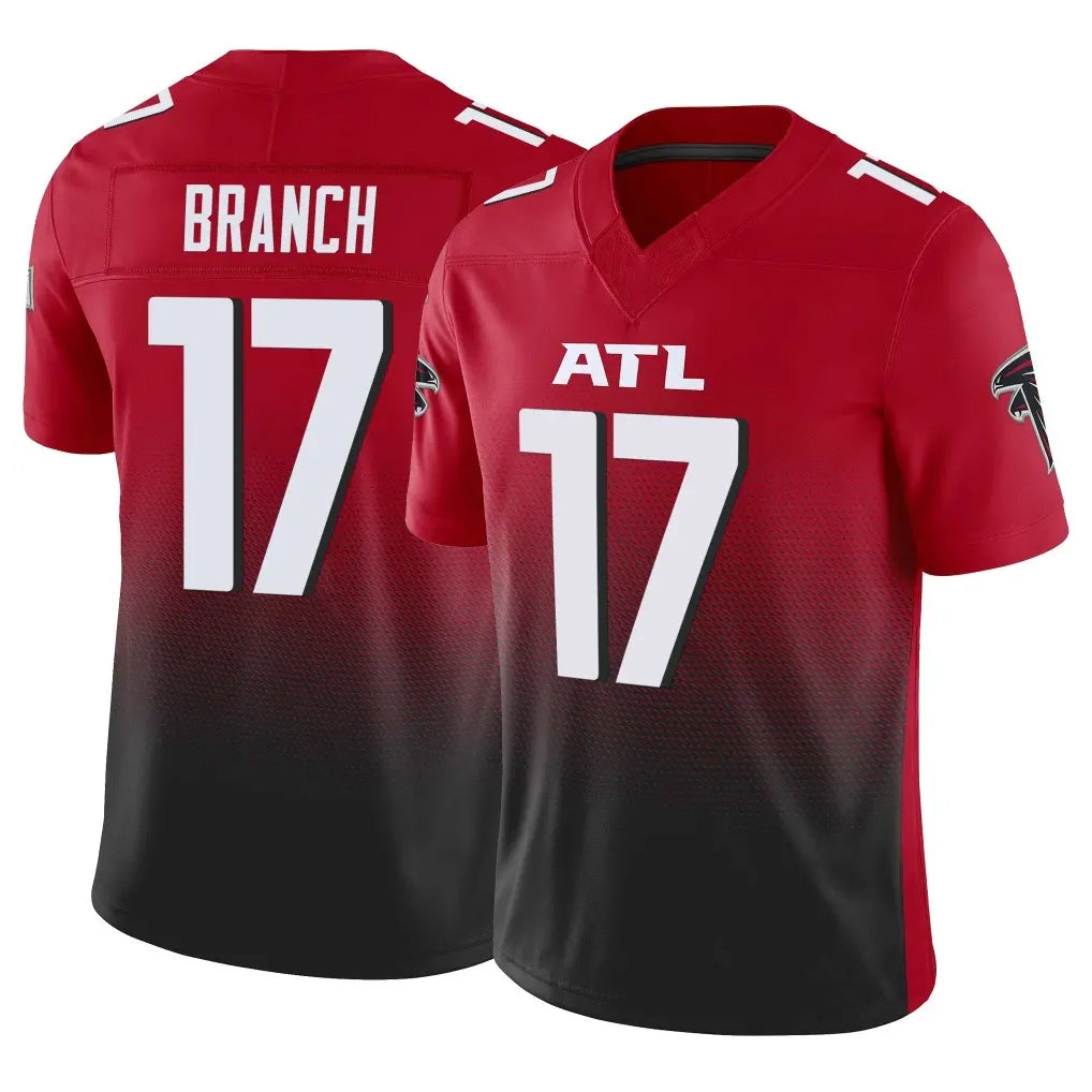 My Store A.Falcons #17 Zachariah Branch Player Red Vapor F.U.S.E. Limited Stitched Jerseys