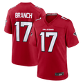 My Store A.Falcons #17 Zachariah Branch Red Team Game Stitched Jerseys