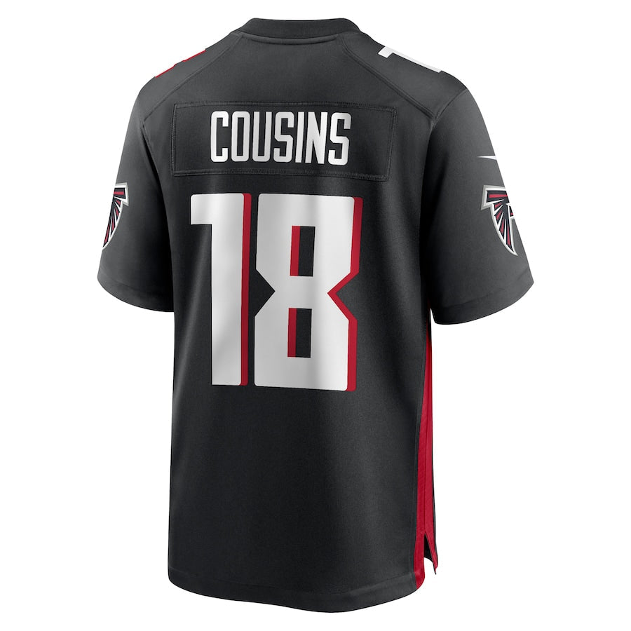 My Store A.Falcons #18 Kirk Cousins Player Black Home Game Stitched Jerseys