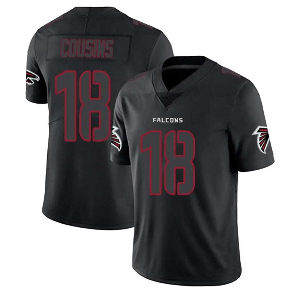 My Store A.Falcons #18 Kirk Cousins Player Black Impact Limited Game Stitched Jerseys