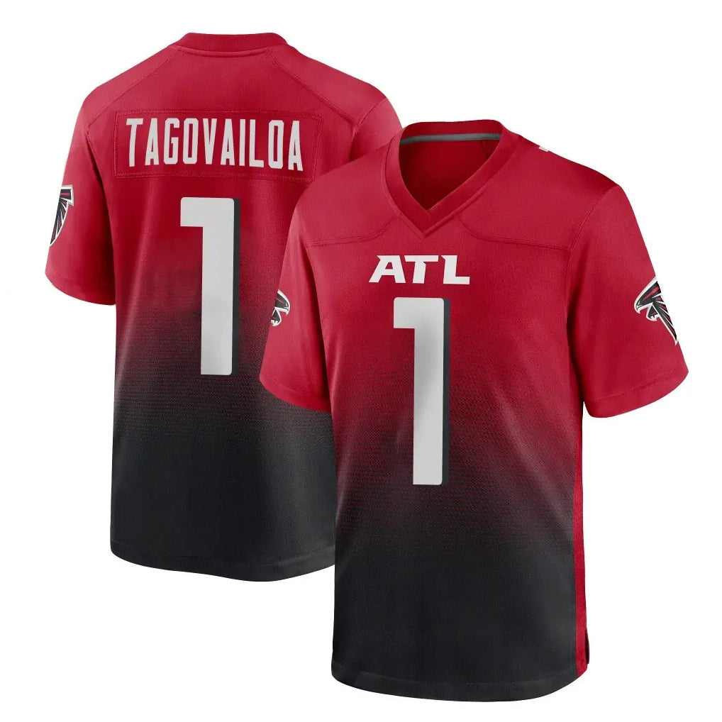 My Store A.Falcons #1 Tua Tagovailoa Player Red Home Game Stitched Jerseys