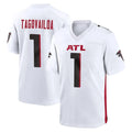 My Store A.Falcons #1 Tua Tagovailoa Player White Home Game Stitched Jerseys