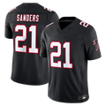 My Store A.Falcons #21 Deion Sanders Black Alternate Throwback Vapor F.U.S.E. Retired Limited Stitched Jerseys
