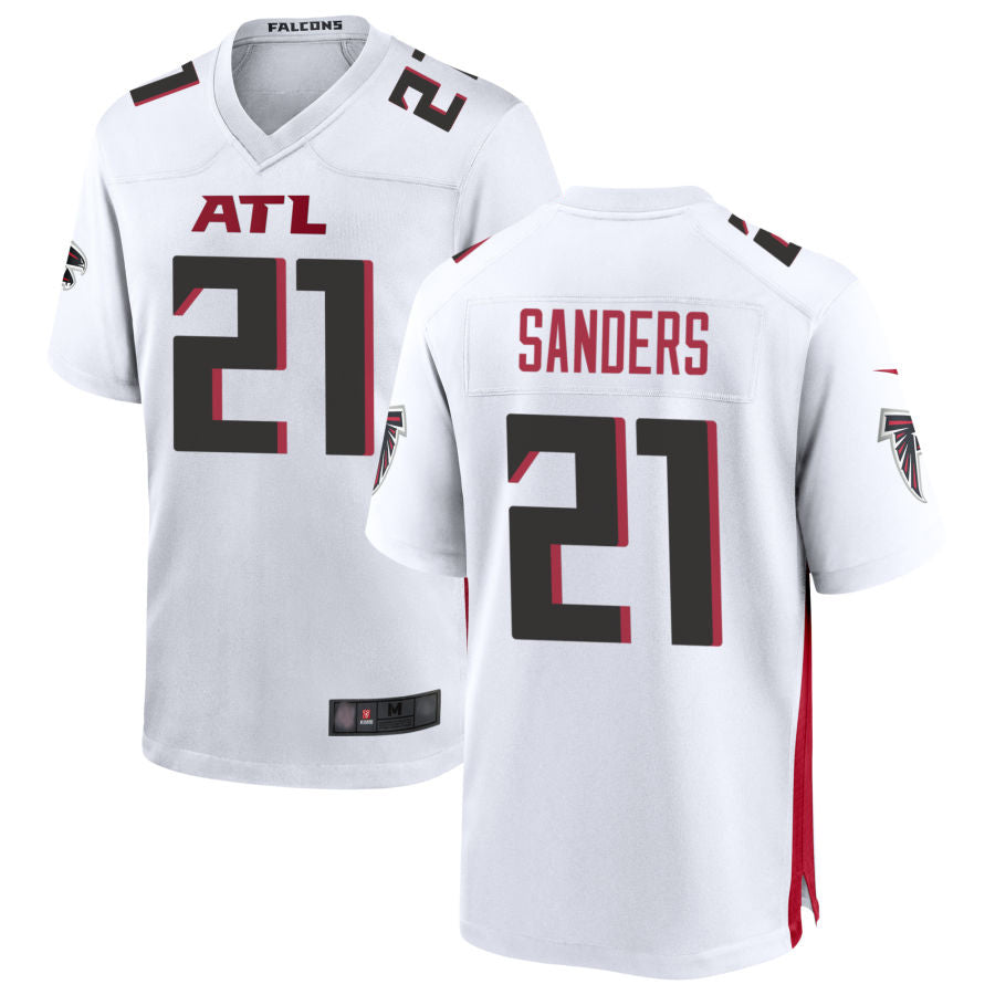 My Store A.Falcons #21 Deion Sanders Player White Home Game Stitched Jerseys