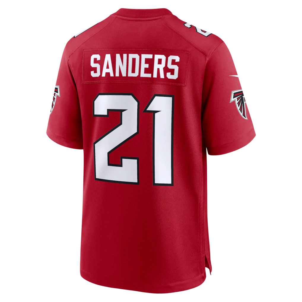 My Store A.Falcons #21 Deion Sanders Red Retired Player Game Stitched Jerseys