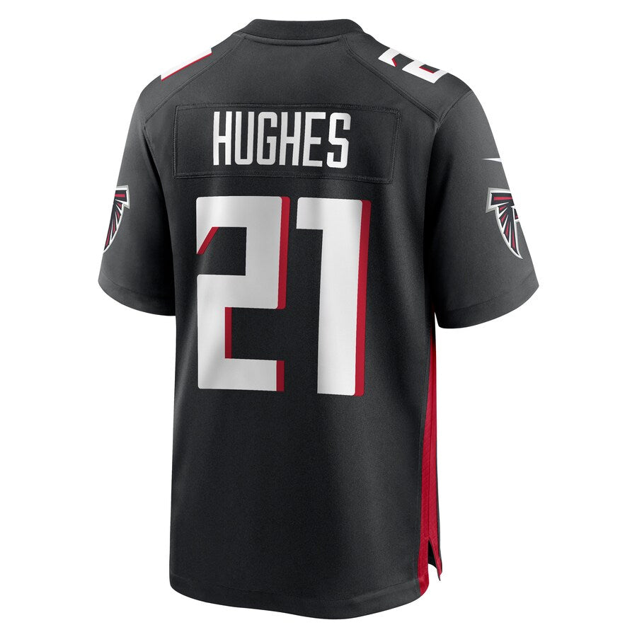 My Store A.Falcons #21 Mike Hughes Player Black Home Game Stitched Jerseys