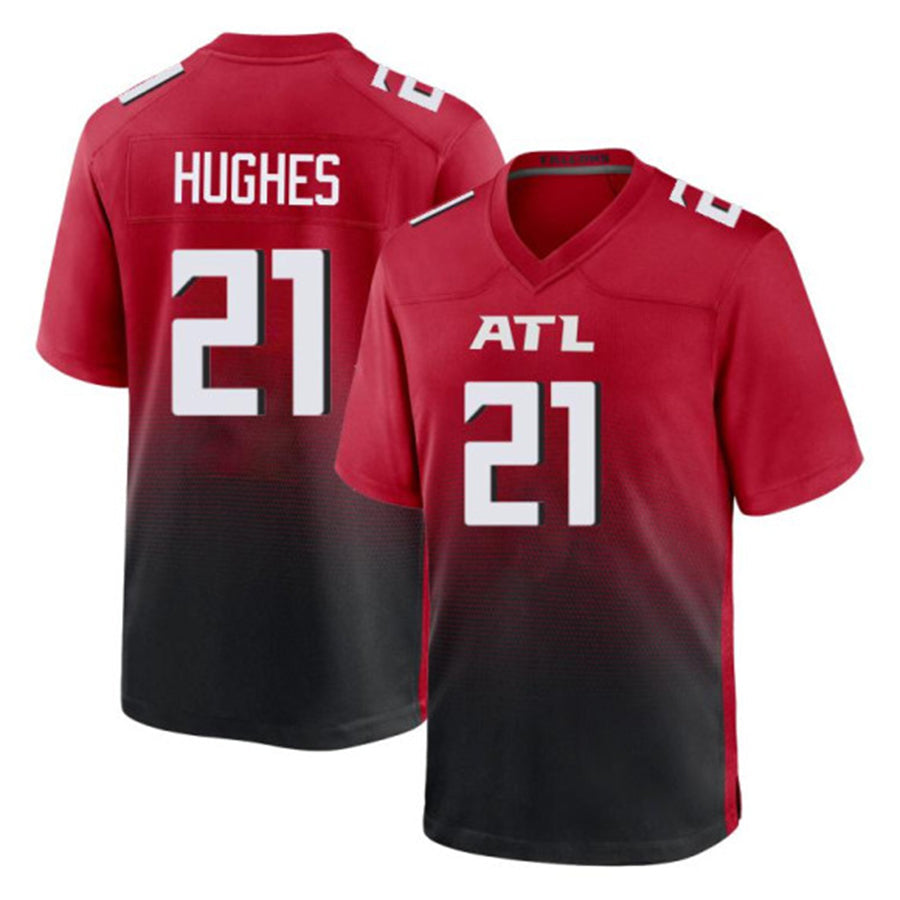 My Store A.Falcons #21 Mike Hughes Player Red Home Game Stitched Jerseys
