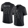 My Store A.Falcons #31 Xavier Watts Player Black RFLCTV Limited Game Stitched Jerseys