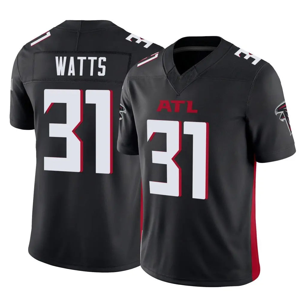 My Store A.Falcons #31 Xavier Watts Player Black Vapor F.U.S.E. Limited Home Game Stitched Jerseys