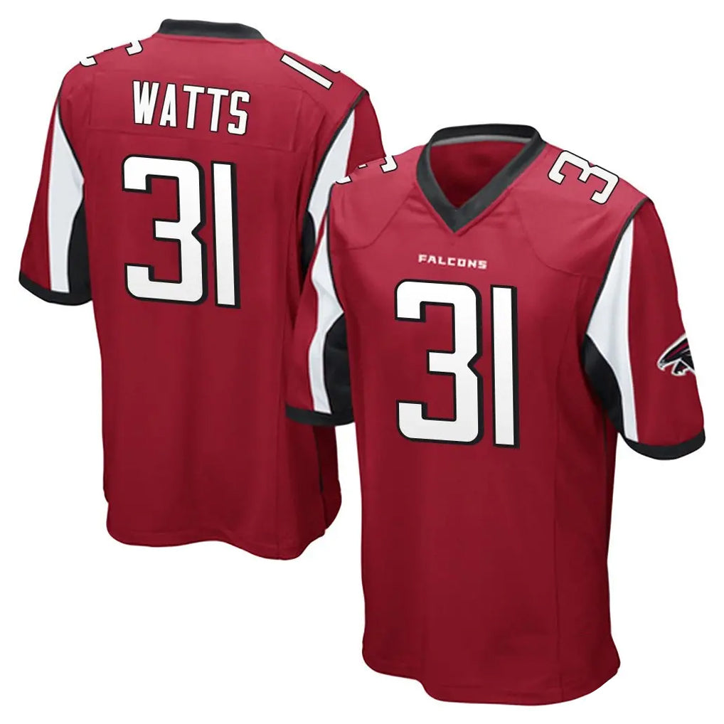 My Store A.Falcons #31 Xavier Watts Player Red Color Vapor Home Game Stitched Jerseys