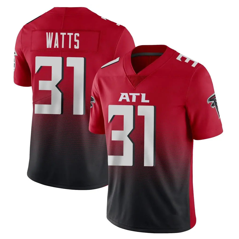 My Store A.Falcons #31 Xavier Watts Player Red Vapor Untouchable Limited Home Game Stitched Jerseys