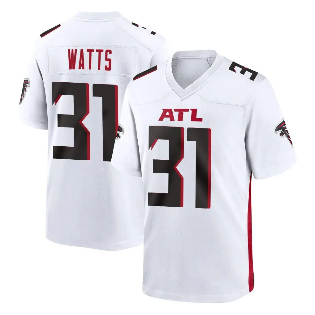 My Store A.Falcons #31 Xavier Watts Player White Home Game Stitched Jerseys