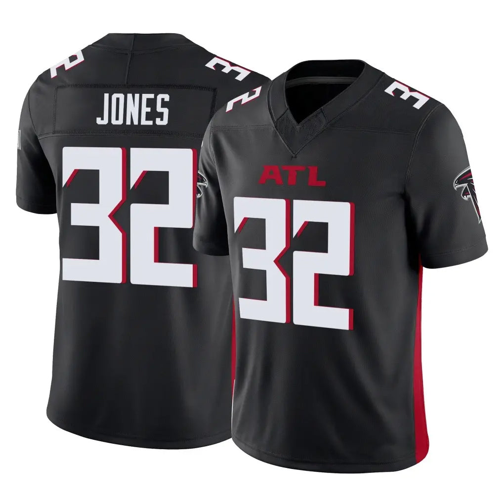 My Store A.Falcons #32 Cash Jones Player Black Vapor F.U.S.E. Limited Home Game Stitched Jerseys