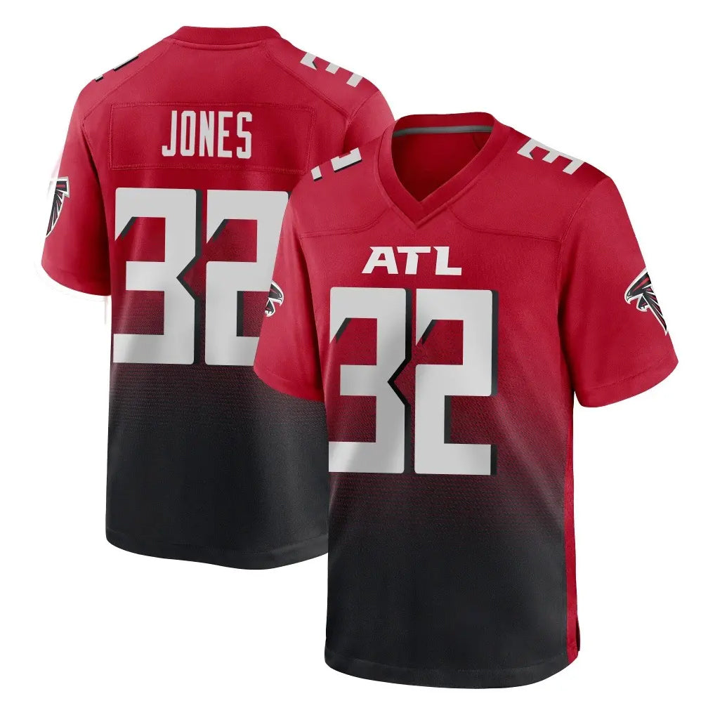 My Store A.Falcons #32 Cash Jones Player Red Home Game Stitched Jerseys