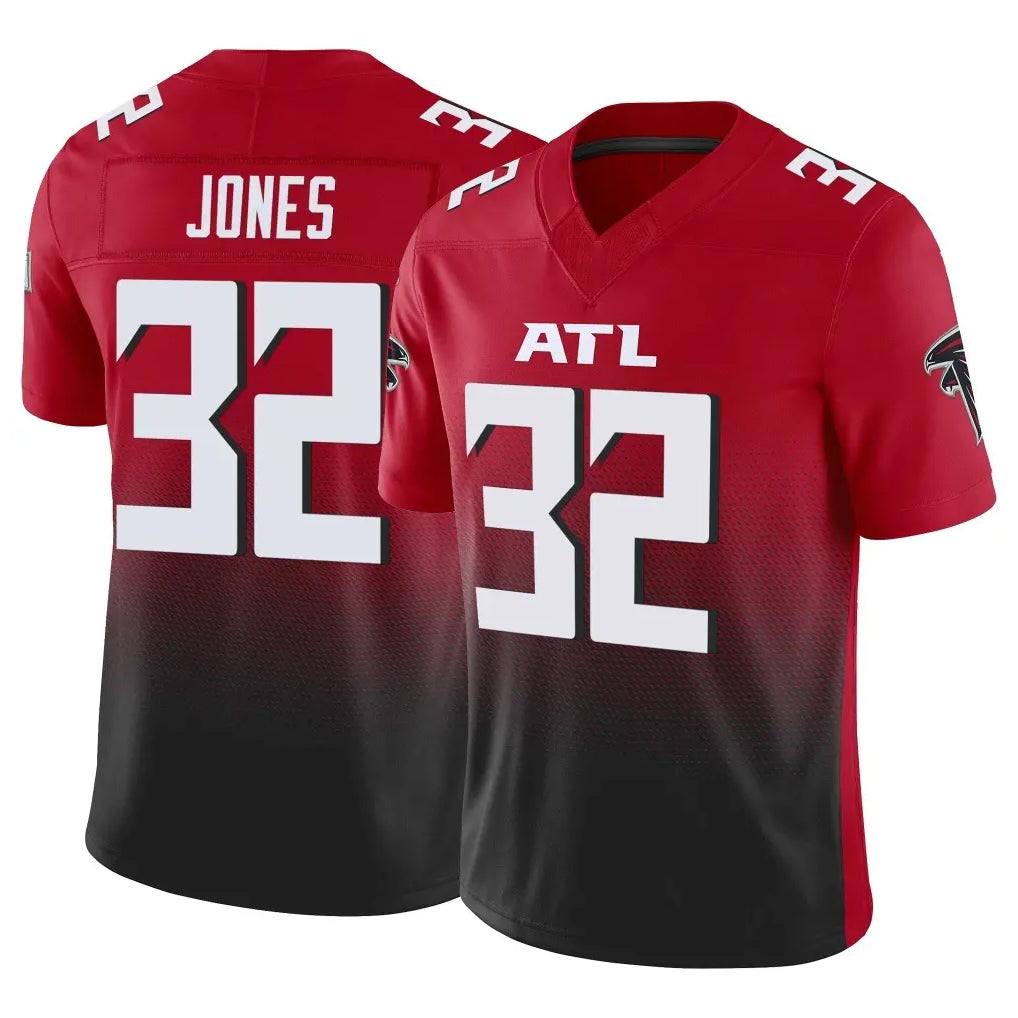My Store A.Falcons #32 Cash Jones Player Red Vapor F.U.S.E. Limited Home Game Stitched Jerseys