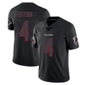 My Store A.Falcons #4 Jahan Dotson Player Black Impact Limited Game Stitched Jerseys