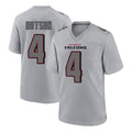 My Store A.Falcons #4 Jahan Dotson Player Gray Fashion Home Game Stitched Jerseys